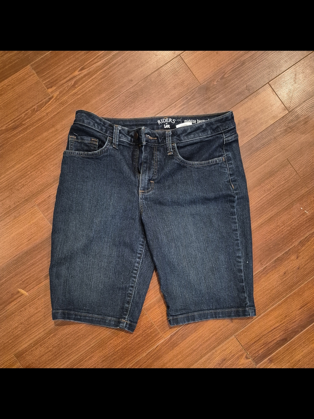 Riders by Lee Dark Wash Denim Bermuda Shorts